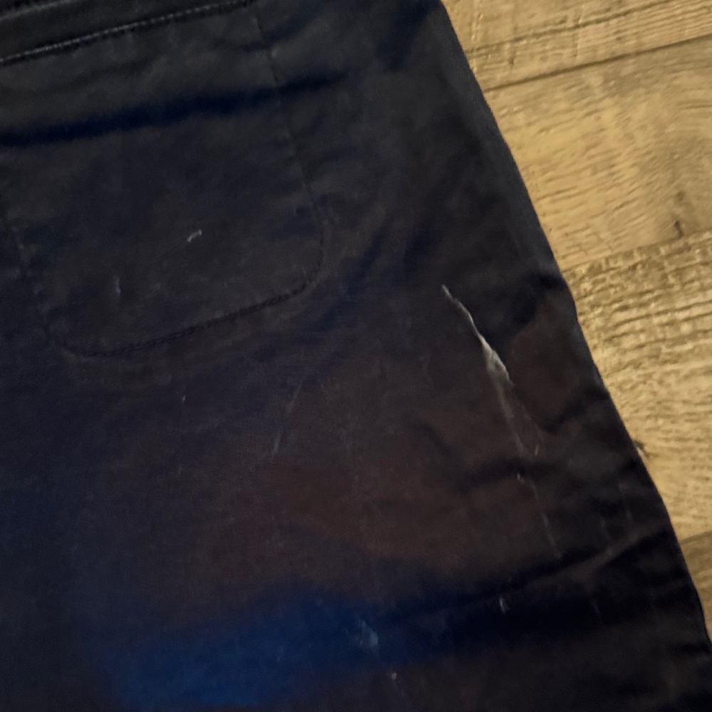 Liz Claiborne Women's Navy Cropped Pants / DG115 - Picture 3 of 4